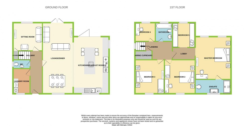 Floorplan for Kingsacre, Llantwit Fardre, Pontypridd
