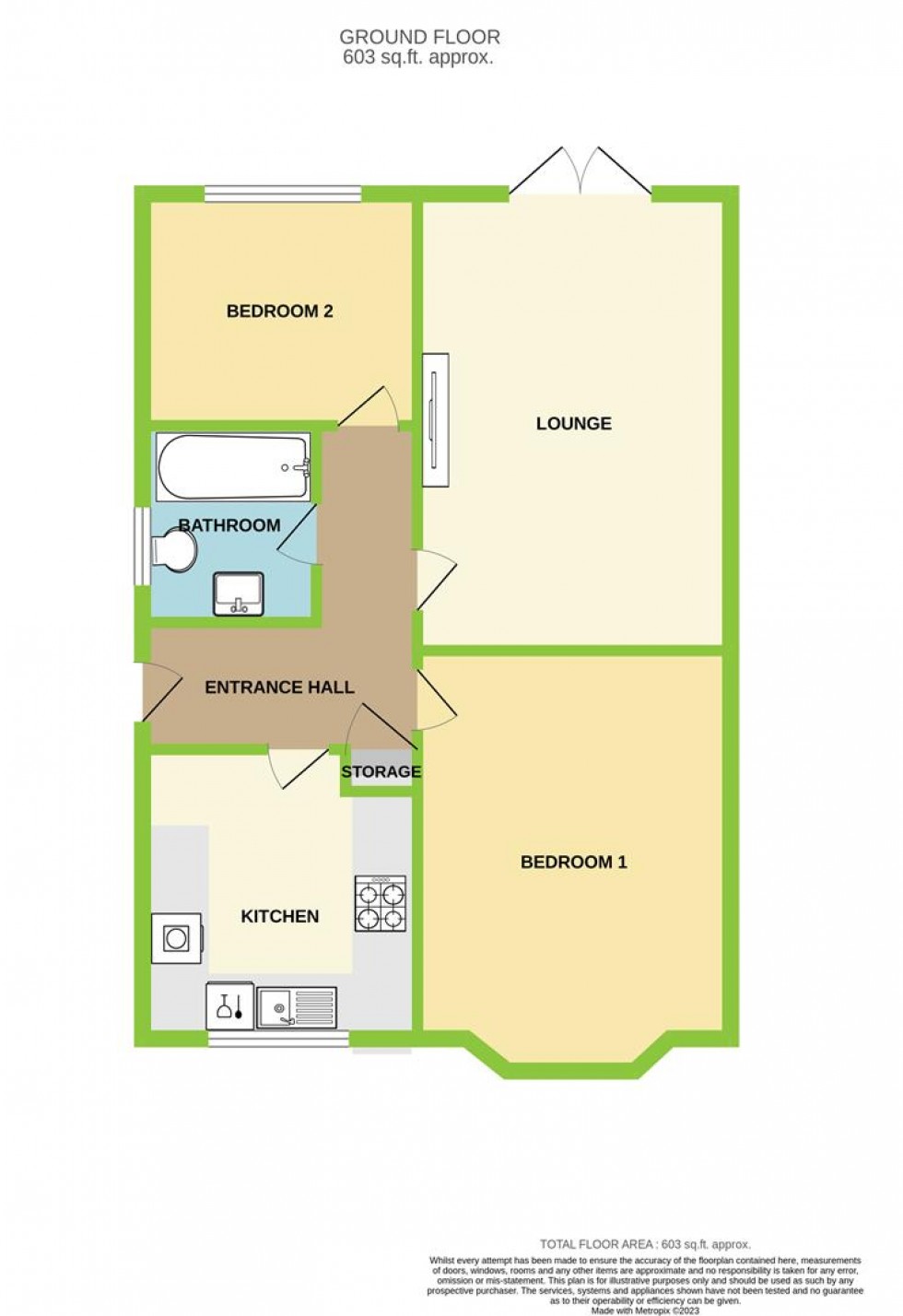 Floorplan for Heol Y Maes,, Meadow Farm, Pontypridd