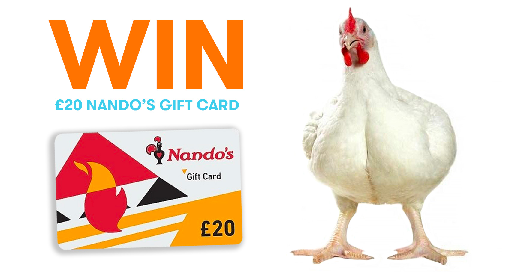 WIN a £20 Nando's Gift Card