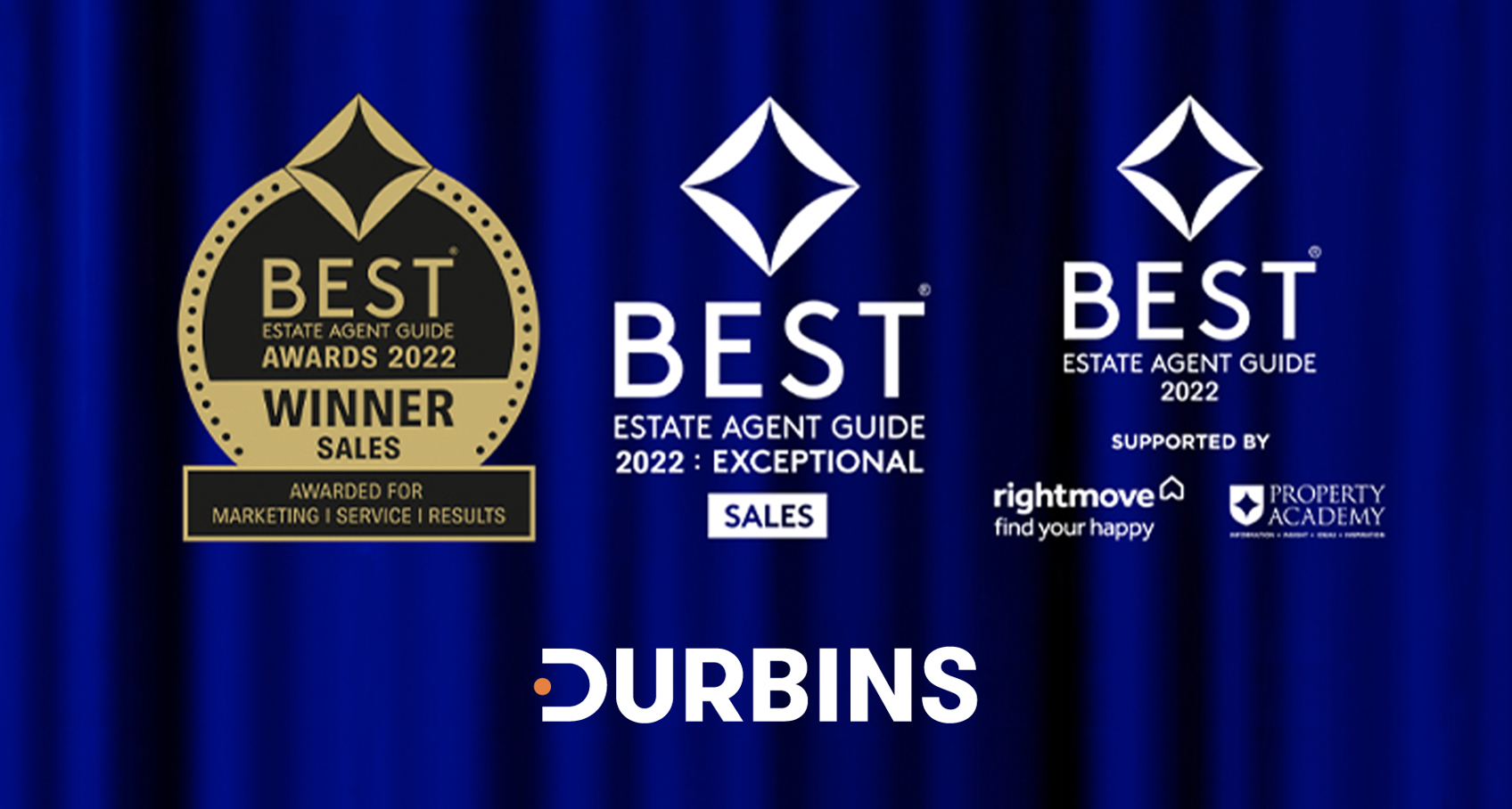 We're Award Winning Agents!